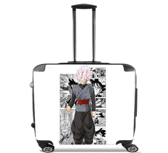  Black Goku Scan Art for Wheeled bag cabin luggage suitcase trolley 17" laptop