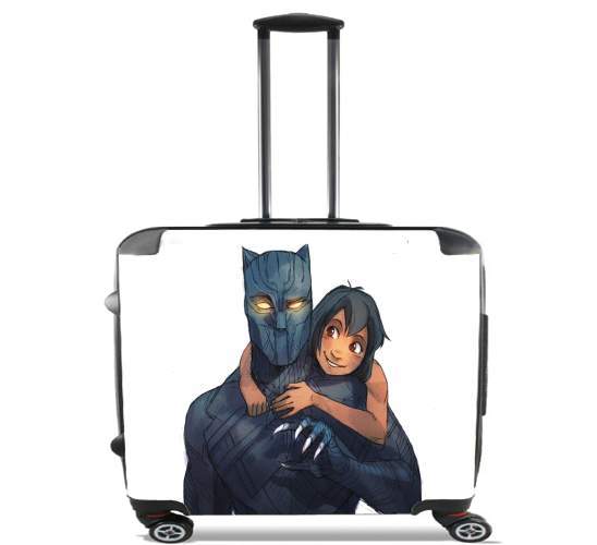  Black Panther x Mowgli for Wheeled bag cabin luggage suitcase trolley 17" laptop