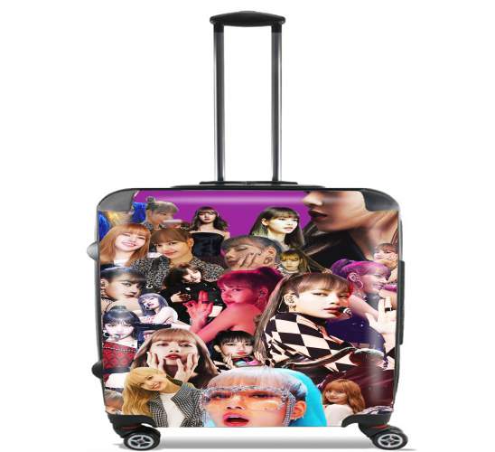  Blackpink Lisa Collage for Wheeled bag cabin luggage suitcase trolley 17" laptop