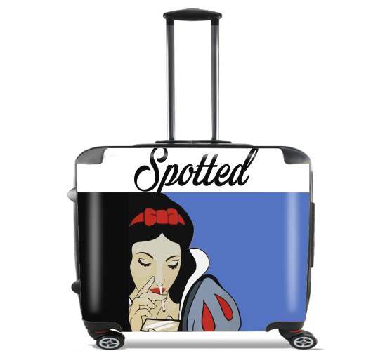  Blanche neige cocaine for Wheeled bag cabin luggage suitcase trolley 17" laptop