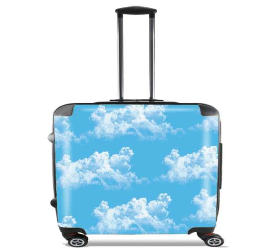  Blue Clouds for Wheeled bag cabin luggage suitcase trolley 17" laptop