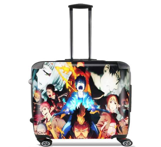  Blue Exorcist for Wheeled bag cabin luggage suitcase trolley 17" laptop