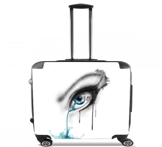  Blue tear river for Wheeled bag cabin luggage suitcase trolley 17" laptop