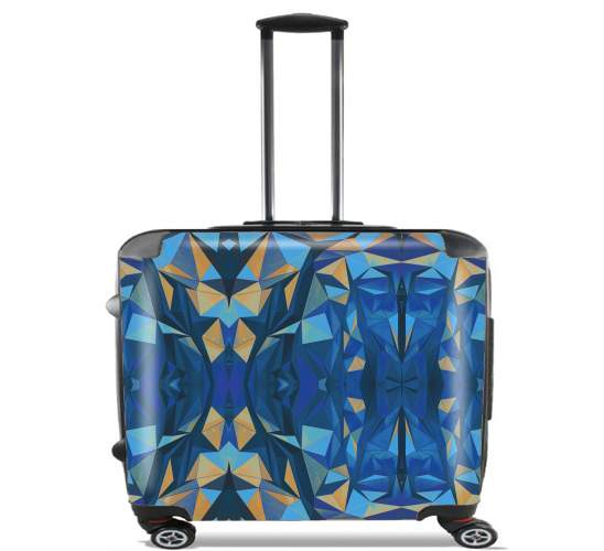  Blue Triangles for Wheeled bag cabin luggage suitcase trolley 17" laptop