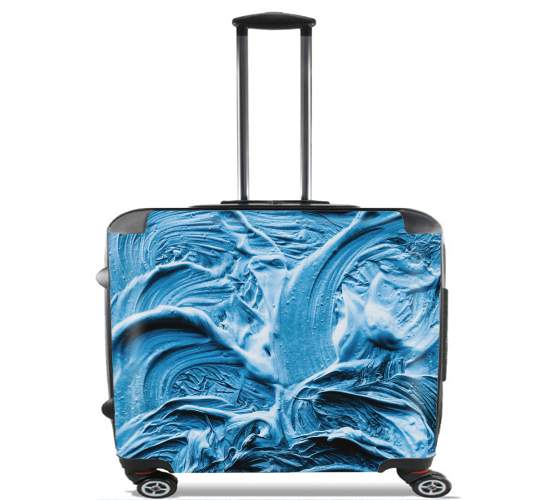  BLUE WAVES for Wheeled bag cabin luggage suitcase trolley 17" laptop