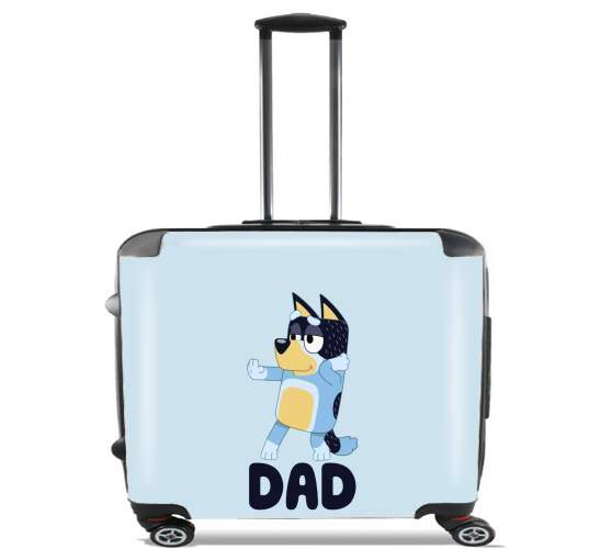  Bluey Dad for Wheeled bag cabin luggage suitcase trolley 17" laptop
