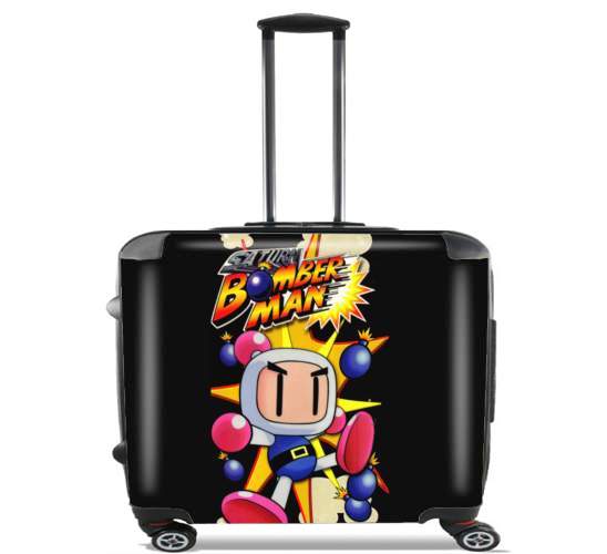  Boomberman Art for Wheeled bag cabin luggage suitcase trolley 17" laptop
