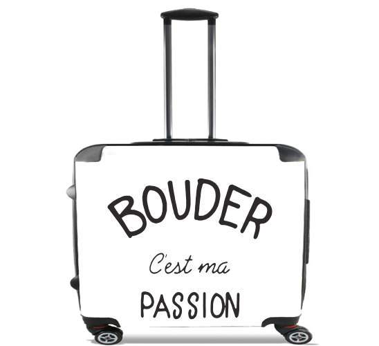  Bouder cest ma passion for Wheeled bag cabin luggage suitcase trolley 17" laptop