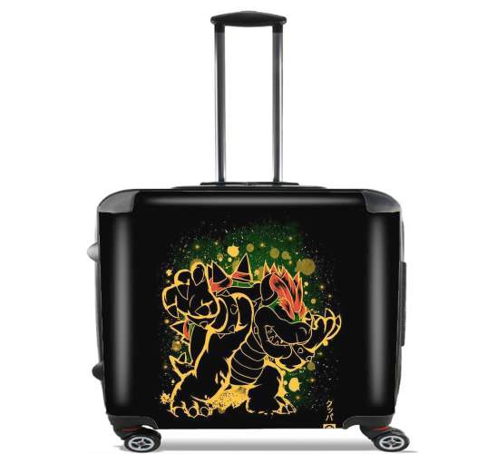  Bowser Abstract Art for Wheeled bag cabin luggage suitcase trolley 17" laptop