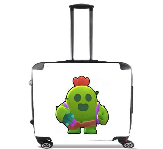  Brawl Stars Spike Cactus for Wheeled bag cabin luggage suitcase trolley 17" laptop