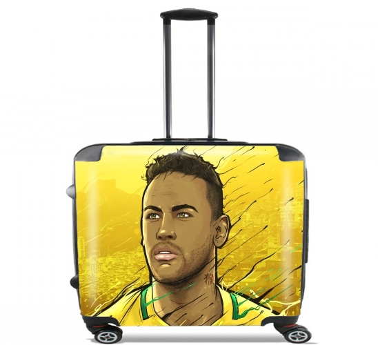  Brazilian Gold Rio Janeiro for Wheeled bag cabin luggage suitcase trolley 17" laptop