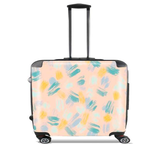  BRUSH STROKES for Wheeled bag cabin luggage suitcase trolley 17" laptop