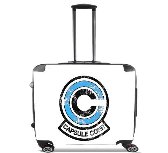  Capsule Corp for Wheeled bag cabin luggage suitcase trolley 17" laptop