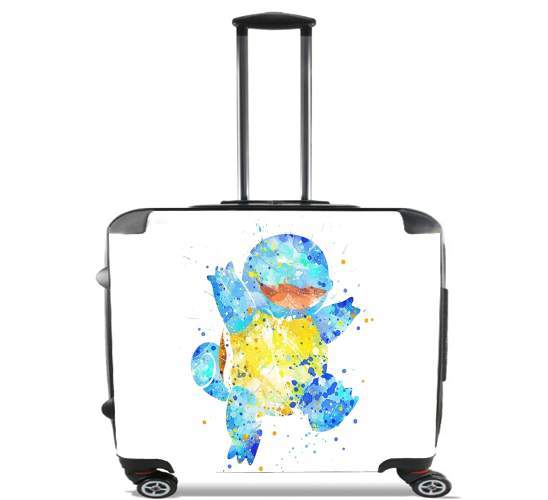  Carapuce Watercolor for Wheeled bag cabin luggage suitcase trolley 17" laptop