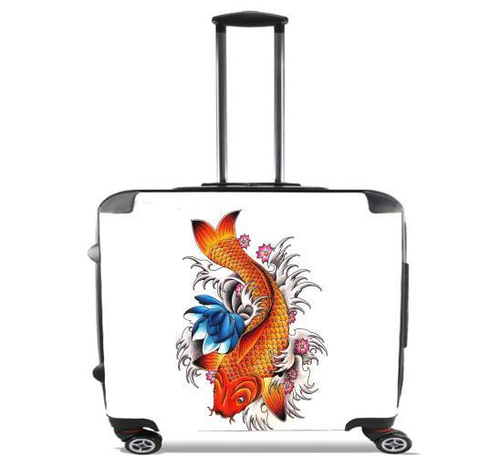  Carpe japonaise for Wheeled bag cabin luggage suitcase trolley 17" laptop