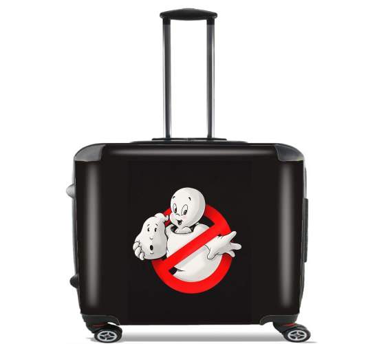  Casper x ghostbuster mashup for Wheeled bag cabin luggage suitcase trolley 17" laptop