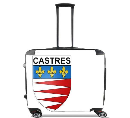  Castres for Wheeled bag cabin luggage suitcase trolley 17" laptop