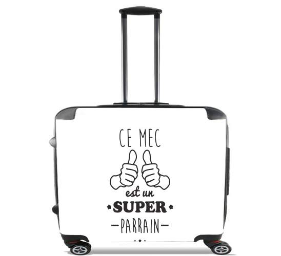  Ce mec est un super parrain for Wheeled bag cabin luggage suitcase trolley 17" laptop