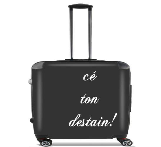  ce ton destain for Wheeled bag cabin luggage suitcase trolley 17" laptop