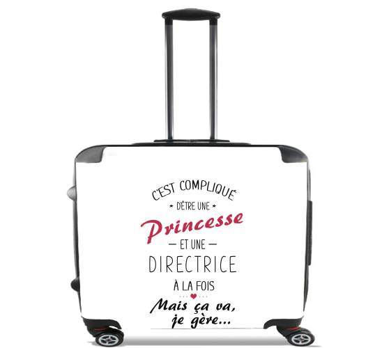  Cest complique detre une princesse et une directrice for Wheeled bag cabin luggage suitcase trolley 17" laptop