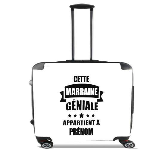  Cette marraine geniale appartient a prenom for Wheeled bag cabin luggage suitcase trolley 17" laptop