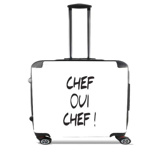 Chef Oui Chef for Wheeled bag cabin luggage suitcase trolley 17" laptop