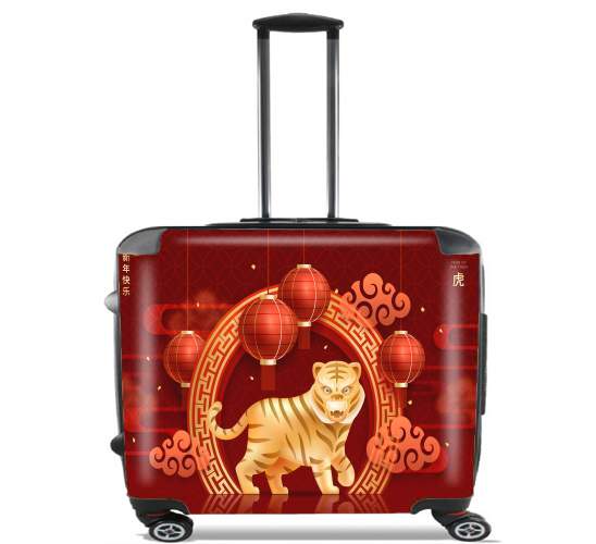  chinese new year Tiger for Wheeled bag cabin luggage suitcase trolley 17" laptop