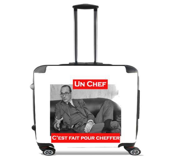  Chirac Un Chef cest fait pour cheffer for Wheeled bag cabin luggage suitcase trolley 17" laptop