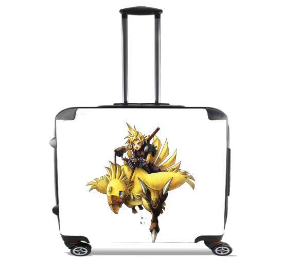  Chocobo and Cloud for Wheeled bag cabin luggage suitcase trolley 17" laptop