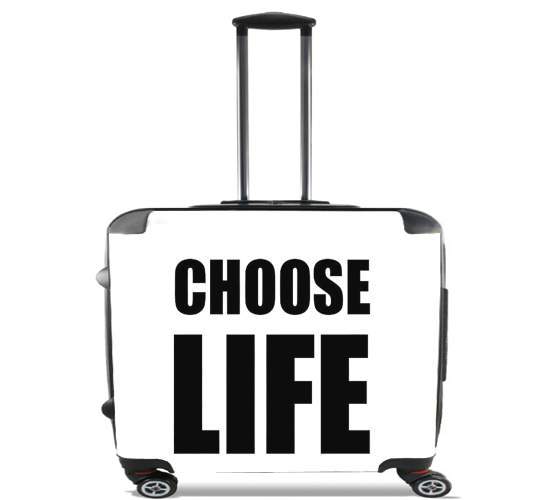  Choose Life for Wheeled bag cabin luggage suitcase trolley 17" laptop