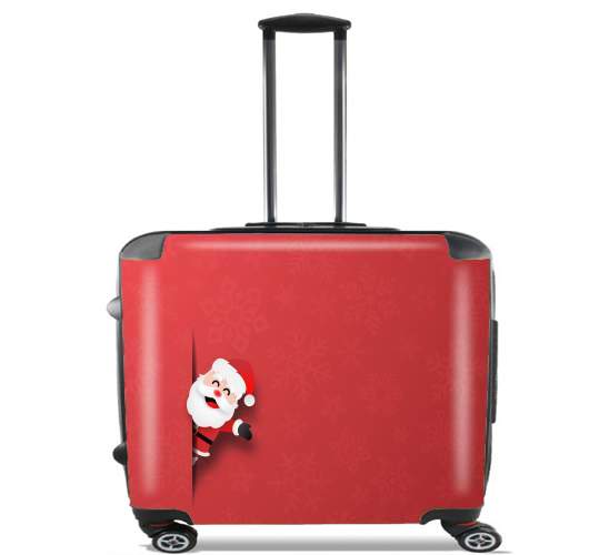  Christmas Santa Claus for Wheeled bag cabin luggage suitcase trolley 17" laptop