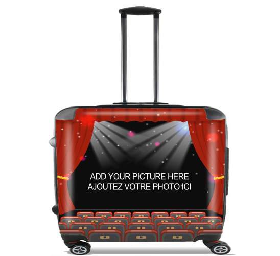  Cinema Theatre With Transparent Frame for Wheeled bag cabin luggage suitcase trolley 17" laptop