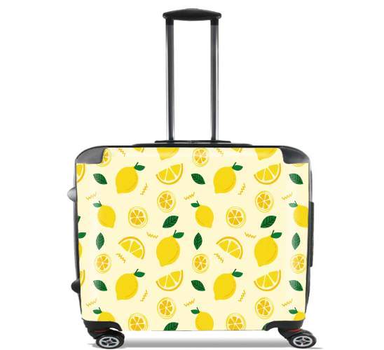  Lemon Summer Yellow for Wheeled bag cabin luggage suitcase trolley 17" laptop