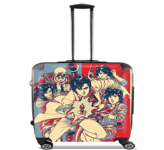  City hunter propaganda for Wheeled bag cabin luggage suitcase trolley 17" laptop