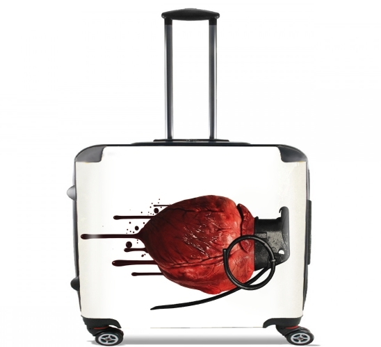  Heart Grenade for Wheeled bag cabin luggage suitcase trolley 17" laptop