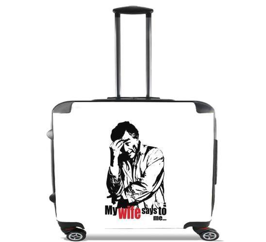  Columbo my wife says to me for Wheeled bag cabin luggage suitcase trolley 17" laptop