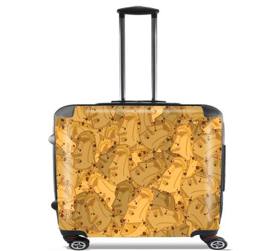  Cookie Moai for Wheeled bag cabin luggage suitcase trolley 17" laptop