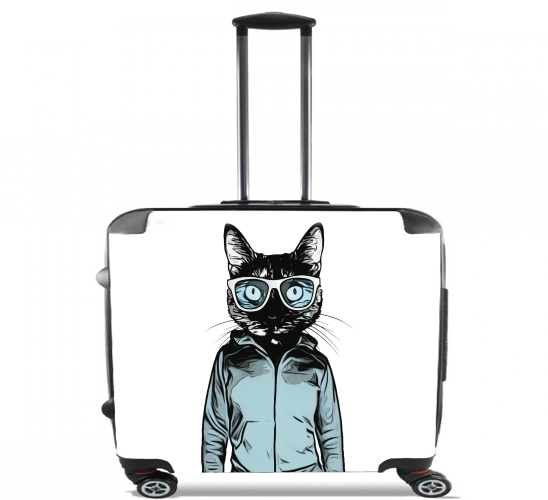  Cool Cat for Wheeled bag cabin luggage suitcase trolley 17" laptop