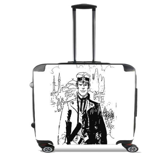  Corto Maltes Fan Art for Wheeled bag cabin luggage suitcase trolley 17" laptop
