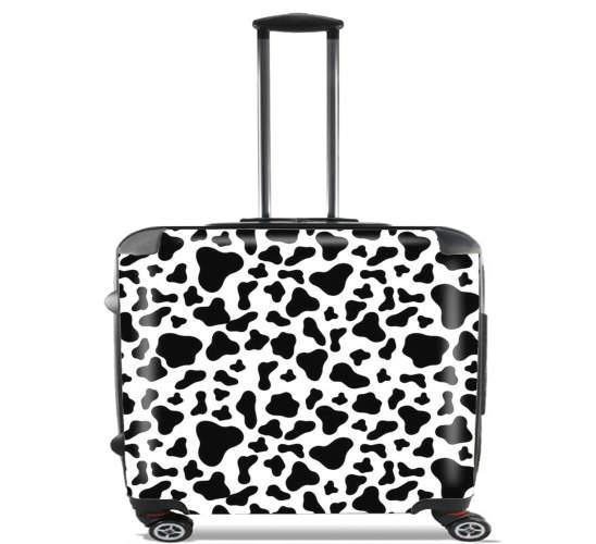  Cow Pattern for Wheeled bag cabin luggage suitcase trolley 17" laptop