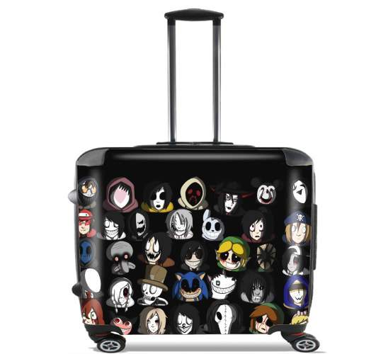  Creepypasta for Wheeled bag cabin luggage suitcase trolley 17" laptop