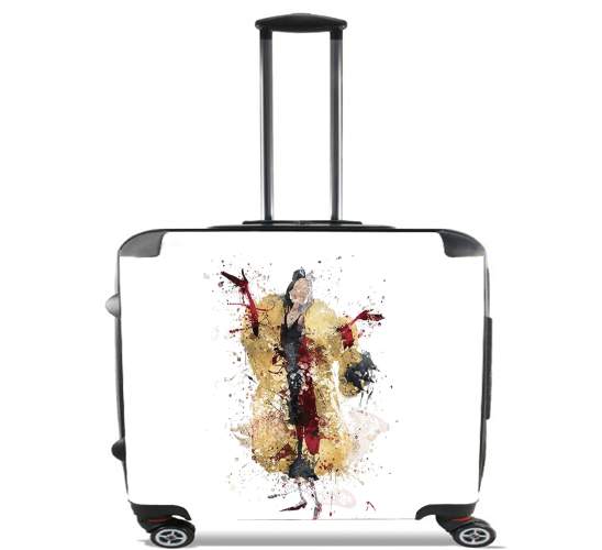  Cruella watercolor dream for Wheeled bag cabin luggage suitcase trolley 17" laptop