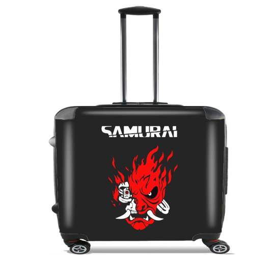  cyberpunk samurai for Wheeled bag cabin luggage suitcase trolley 17" laptop