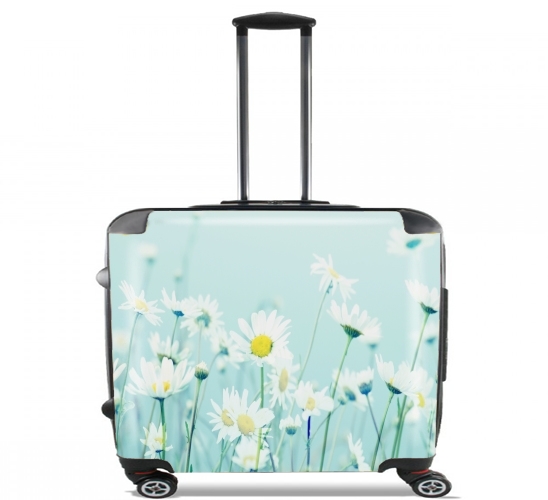  Dancing Daisies for Wheeled bag cabin luggage suitcase trolley 17" laptop