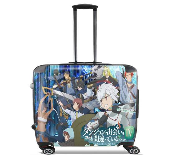  DanMachi for Wheeled bag cabin luggage suitcase trolley 17" laptop