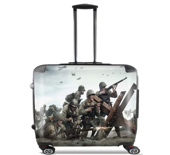  Debarquement Normandie World War II for Wheeled bag cabin luggage suitcase trolley 17" laptop