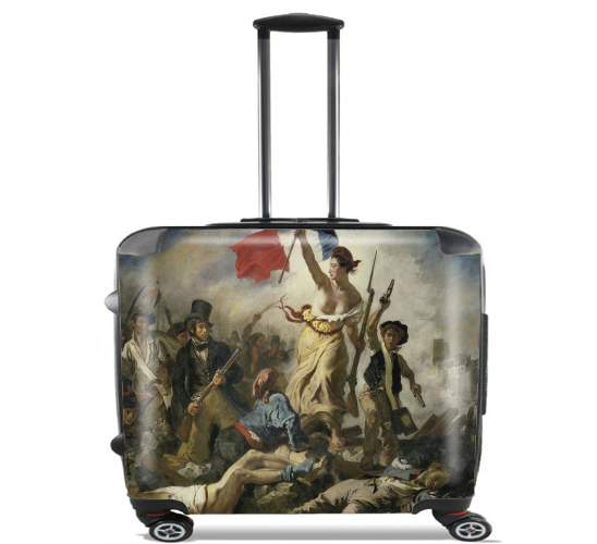  Delacroix La Liberte guidant le peuple for Wheeled bag cabin luggage suitcase trolley 17" laptop