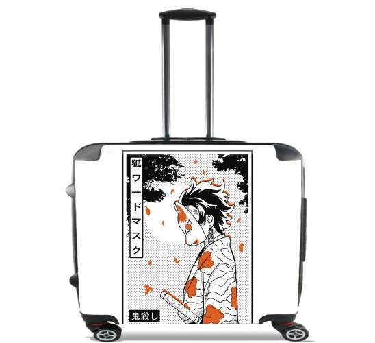 Demon Slayer Kamado Tanjiro for Wheeled bag cabin luggage suitcase trolley 17" laptop