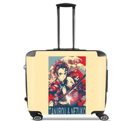  Demon Slayer Propaganda for Wheeled bag cabin luggage suitcase trolley 17" laptop
