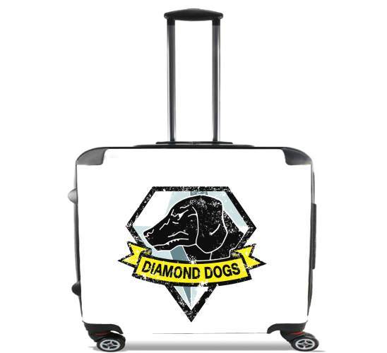  Diamond Dogs Solid Snake for Wheeled bag cabin luggage suitcase trolley 17" laptop